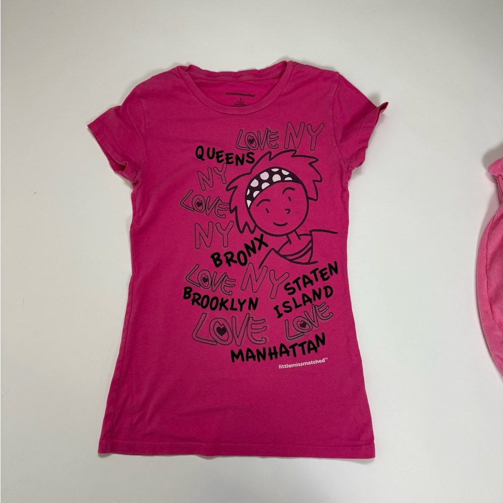 Little Miss Matched Pink NYC Kids' T-Shirt